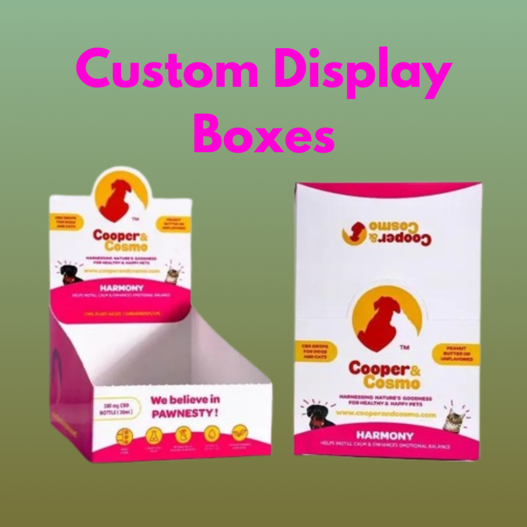 custom counter display boxes